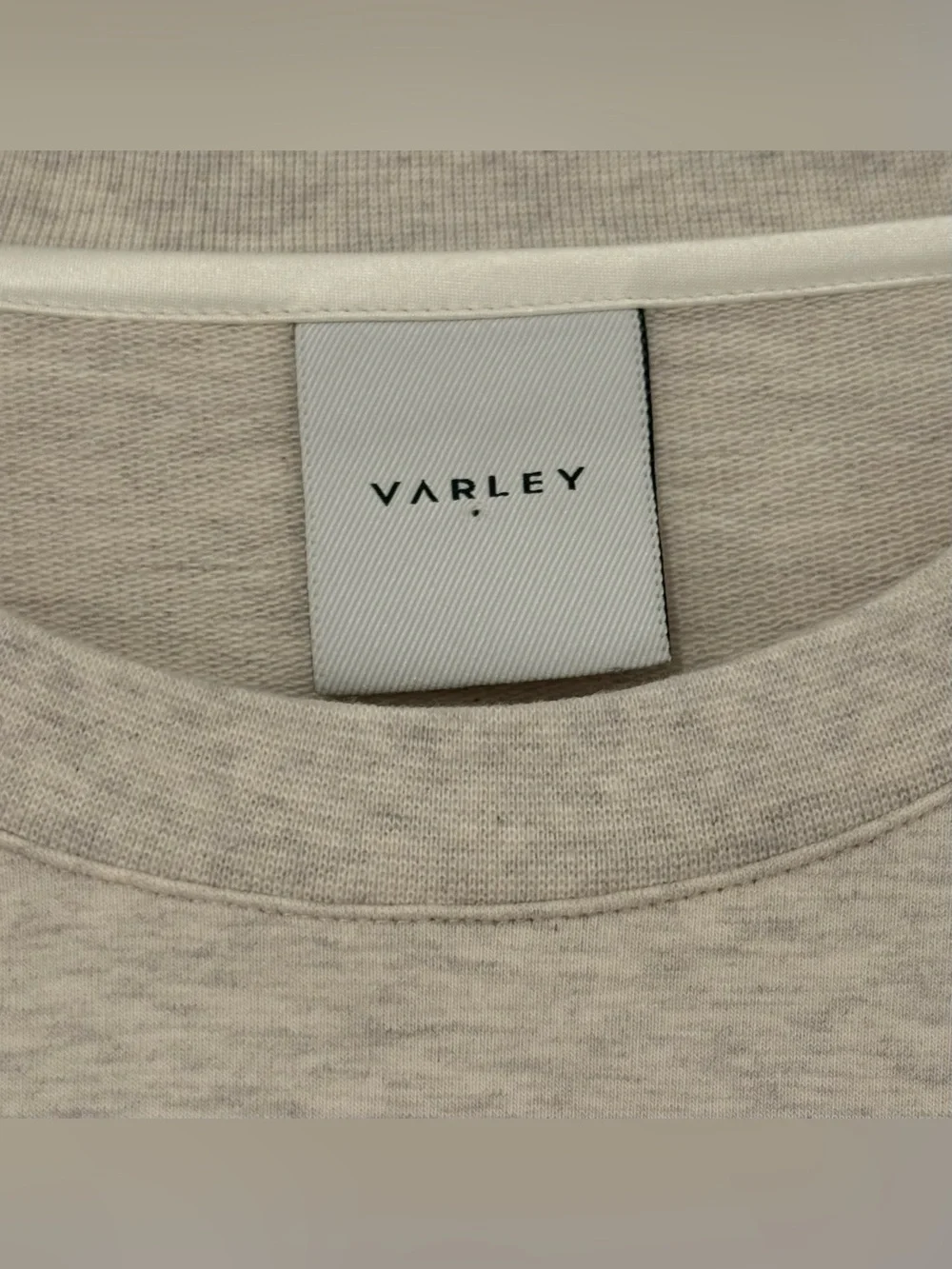 Varley Women’s Fenton Sweatshirt Oversized Cropped Beige - Size Small - Picture 5 of 6